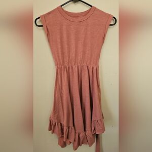 Joyfolie Mauve Gathered Dress